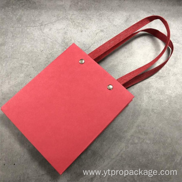 Custom Logo Printing Paper Packaging Bag with Handle